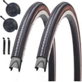 thumbnail image 1 of 2 Pack 27 X 1 1/4 Bike Tire 27 Inch Road Bike Tires 32-630 Folding Bead Replacement Bicycle Tire, 1 of 7
