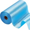 thumbnail image 1 of 27 Yards Double Faced Satin Ribbon Roll Blue Polyester Solid Fabric Large Ribbon for Gift Wrapping Grand Opening Chair Sash Bouquet Bow Making Party Decoration (Blue), 1 of 9