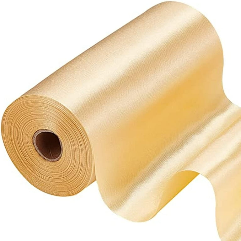 Double faced satin ribbon sash top