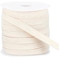 thumbnail image 1 of 27 Yards Flat Cotton Drawstring 12mm Soft Drawstring Replacement Double Layer Hollow Drawcord for Hoodie Sweatpants Sweatshirt, 1 of 9