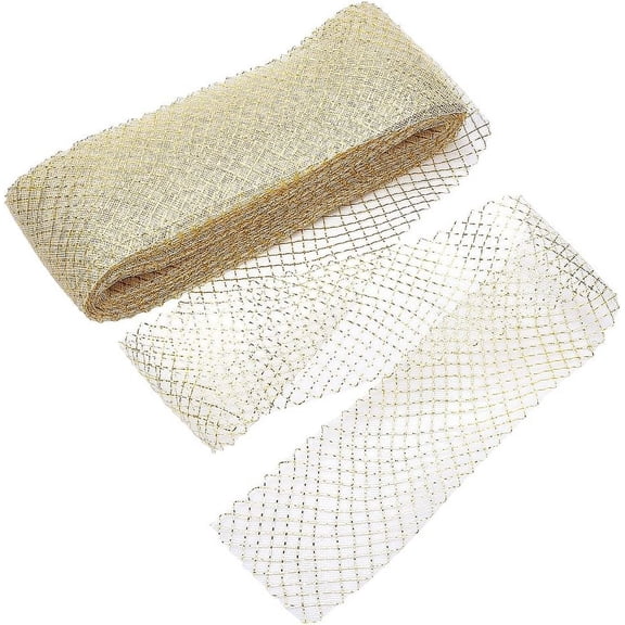 27 Yards Soft Horsehair Braid 3.2Inch Horsehair Mesh Braid Trim Polyester Horsehair Ribbons for Polyester Boning Sewing Wedding Dress Dance Gowns Dress Accessories Dark Khaki 1pc