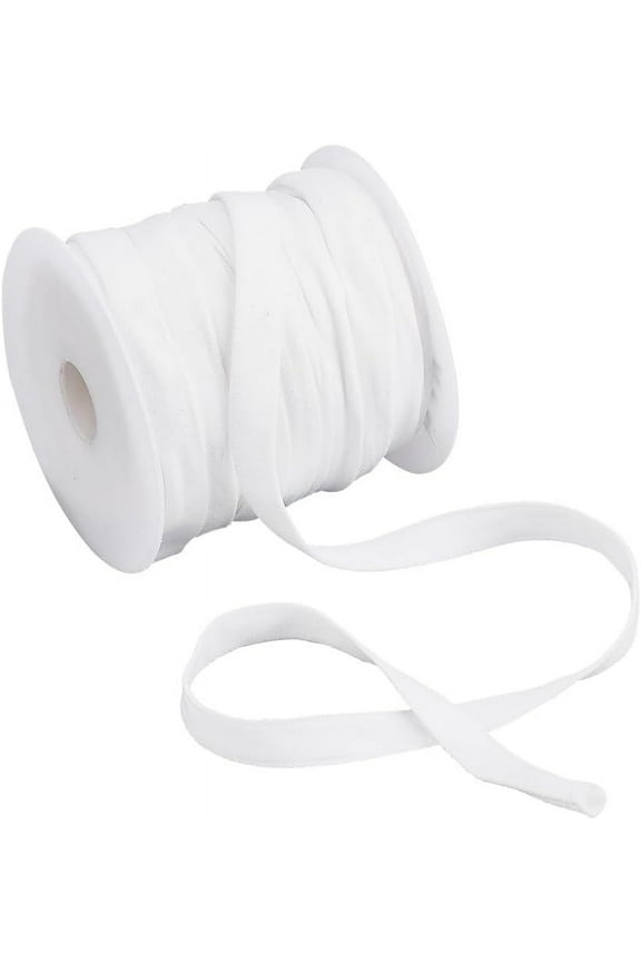 27 Yards Underwire Replacement Bra Cover Band Ribbon White Hollow Nylon Ribbon Bone Casing for Sewing Accessories DIY Wedding Handmade Clothing 3/8 inch Wide for making