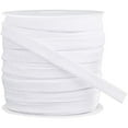 thumbnail image 1 of 27 Yards White Flat Drawstring Cord Double Layer Soft Hollow Cotton Rope for Garment Accessories, 1 of 9