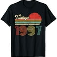 27 Year Old Birthday Vintage 1997 27th Birthday TShirtMen and women