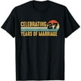 thumbnail image 1 of 27 Years Marriage Married Couple 27th Wedding Anniversary T-Shirt, 1 of 4