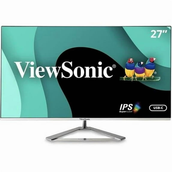 27 in. 4K IPS Monitor with Ultra HD Resolution - 65W USB C - HDR10 Content Support - Thin Bezels - HDMI & DisplayPort -