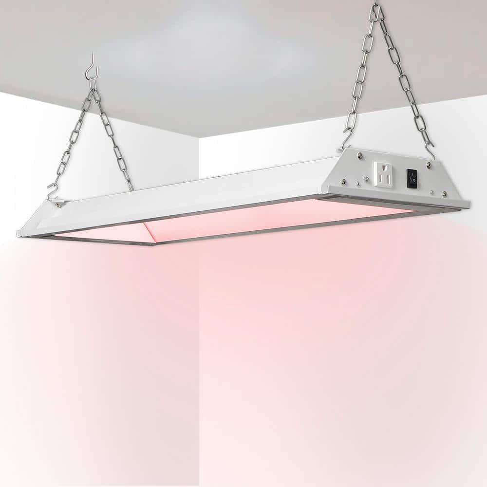 27 in. 60Watt Equivalent Full Spectrum LED Linkable White Grow Light