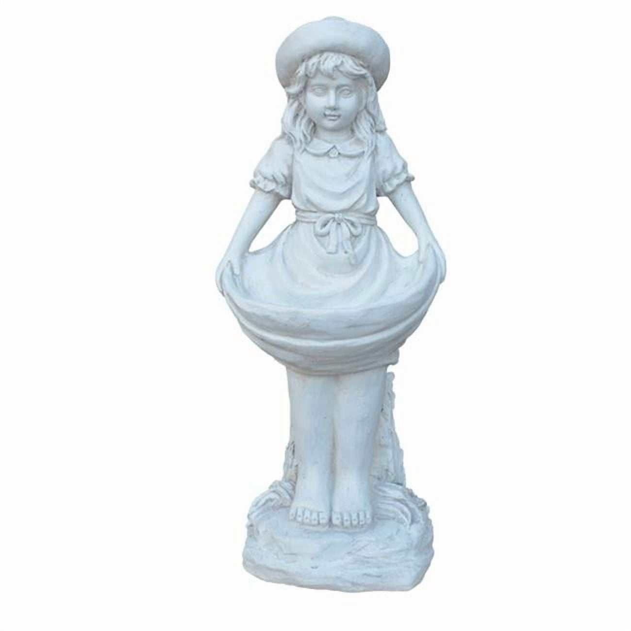 27 in. Angel Birdbath