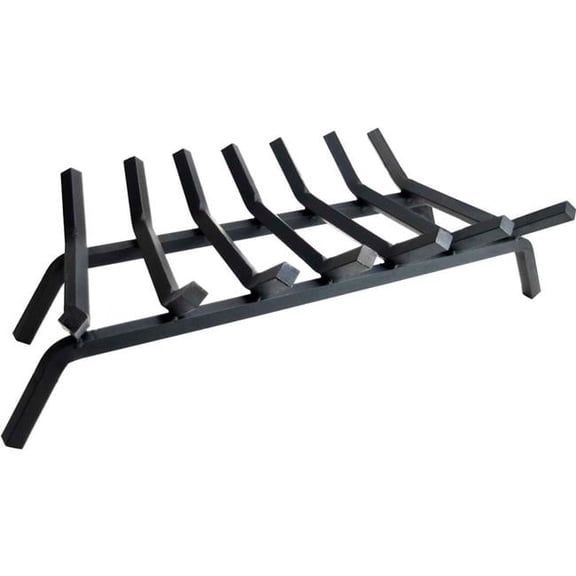 27 in. BG7-277M Pleasant Hearth Fireplace Grate with 0.75 in. Steel, 6 Bars