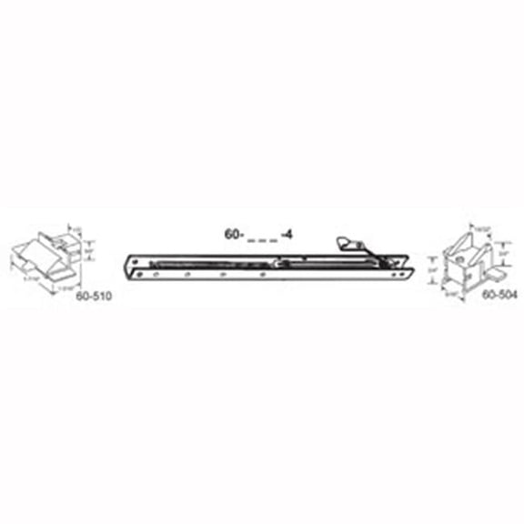 27 in. Balance Stamped No. 2630 with Ends 60-510 & 60-504 Attached Window Channel, pack of 6