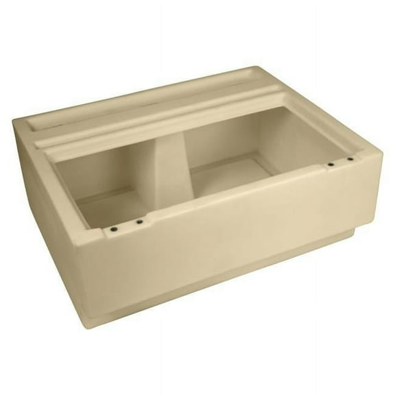 27 in. Base Only Bench Seat, Sand