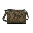 thumbnail image 1 of 27 in. Hitchin Post Texas Two Step Crossbody Bag & Wallet, Charcoal - Small, 1 of 1