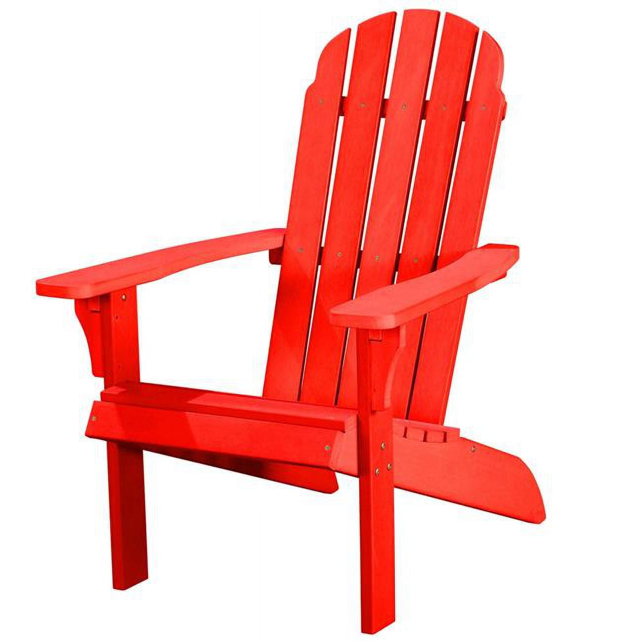 Red Plastic Adirondack Chairs