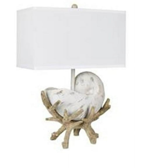 27 in. Sleeping Shell Table Lamp