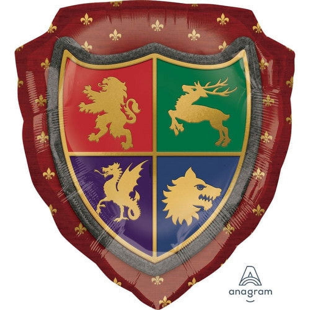 27 inch Medieval Shield Foil Mylar Balloon - Game of Thrones Birthday ...