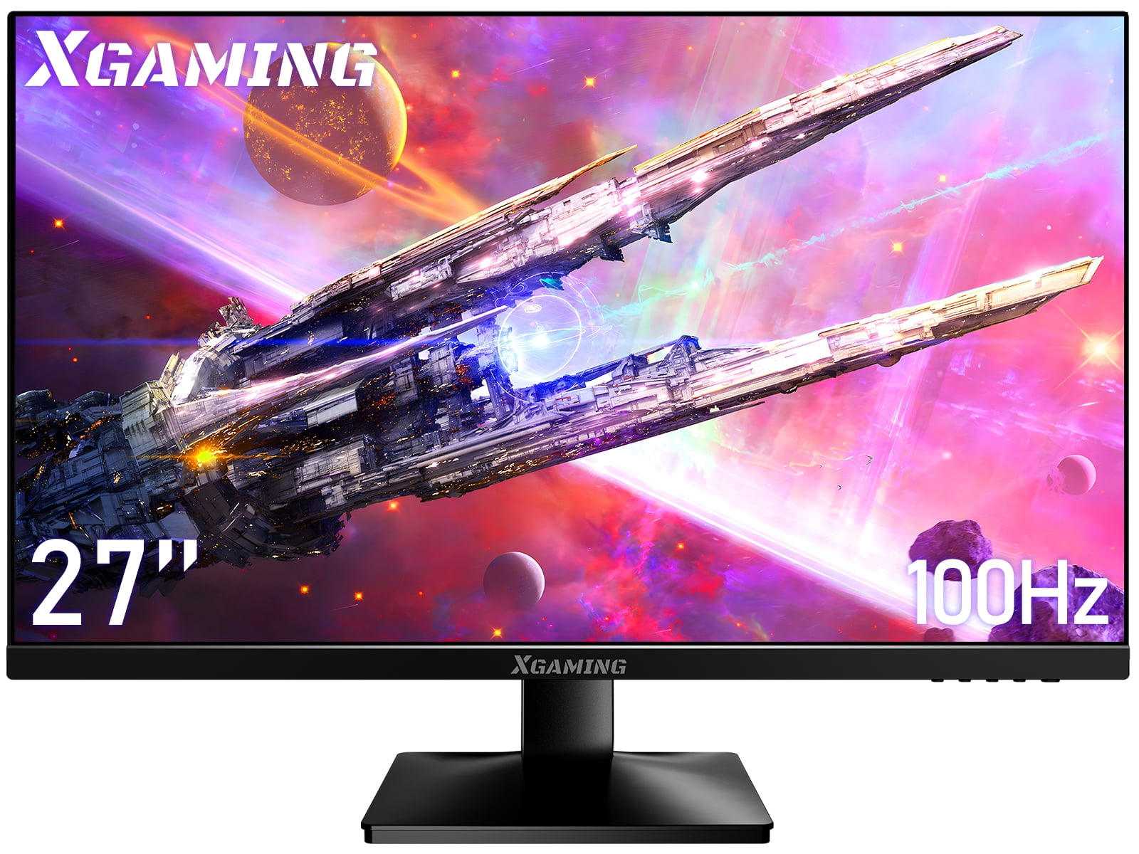 27-inch Office Monitor, FHD 100Hz Computer Monitor(1920x1080p), IPS HDR PC Monitor with Low Blue Light Eye Care Free Sync with Built-in Speakers
