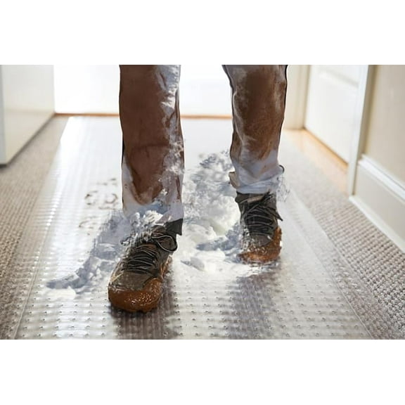 27 inches Wide x 1 feet Length Vinyl Ribbed Rug Runner - Sales PER Linear Foot -