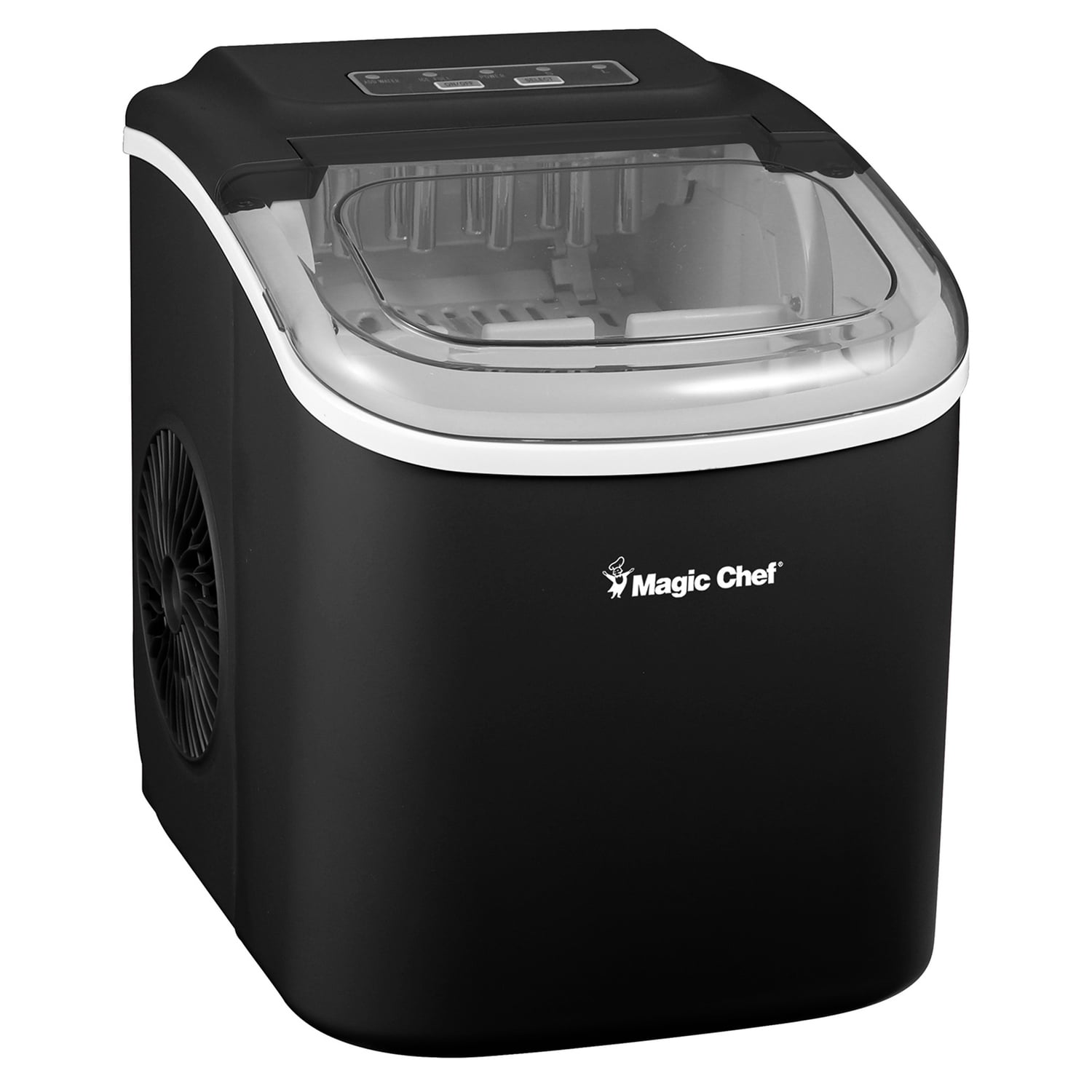 Magic Chef Portable Countertop Ice Maker, 27 Lbs. per Day, Black