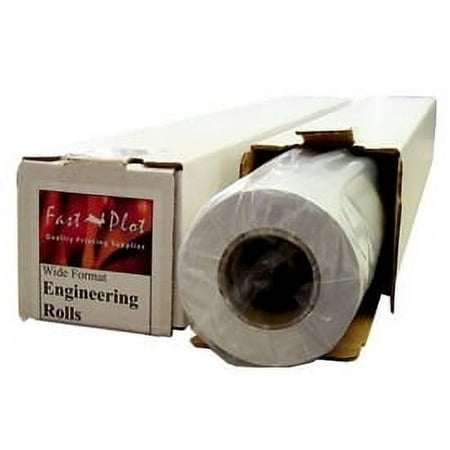 27 lb. Premium Coated Bond Plotter Paper 36 x 150 2 Core - 1 Roll