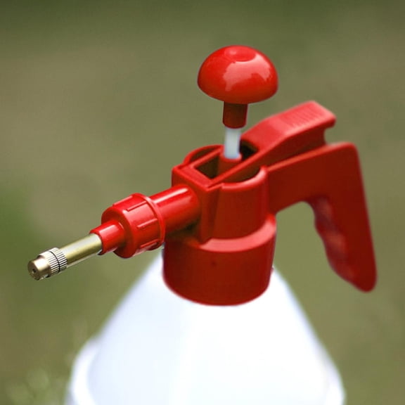 27 oz Handheld Pump Spray Bottle Garden Mister Spray Bottles Lawn Pressure Hand Pump Sprayer with Adjustable Nozzle for Chemicals Watering Weeds Plants and Cleaning (Red)