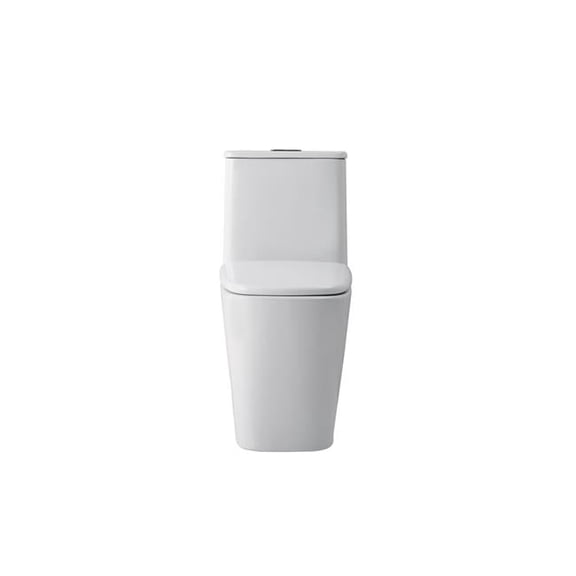 27 x 14 x 31 in. Winslet Floor Square Toilet, White