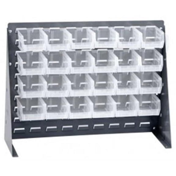 27 x 21 in. Bench Rack with 24 Bins
