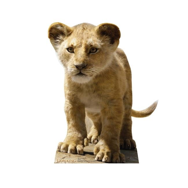 27 x 34 in. Young Simba Disneys The Lion King Live Action Cardboard Cutout Standup