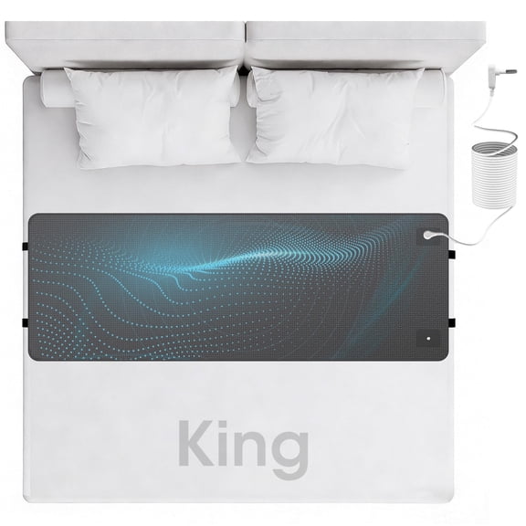 27"x76" Grounding Mat for Bed, Grounding Pad for Sleeping, Tear-Resistant PU Leather Grounding Mattress with Cord