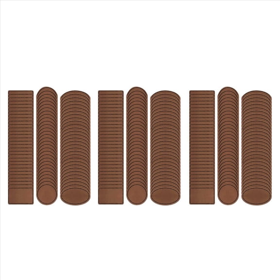 270 Pcs Leatherette Blank Hat Patches Iron on Patch Rustic Faux Leather for Jacket Backpack