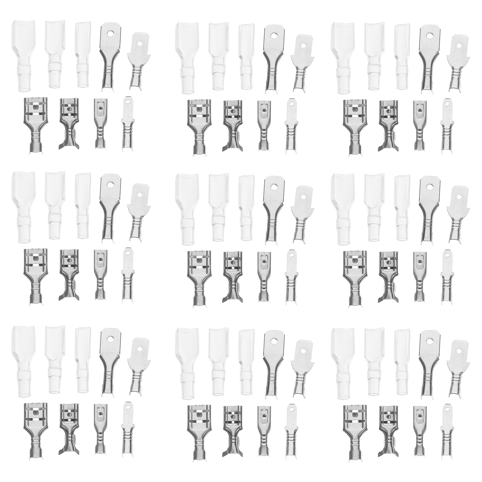 270 Pcs Spring Terminal Crimp Terminals Connector Electric Connectors