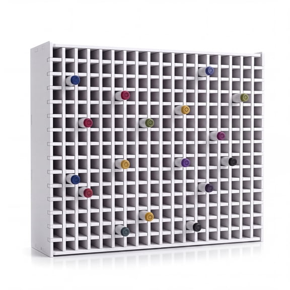 270 Slot Marker Organizer, Large Desktop Pen Holder with Adjustable Removable Dividers, PVC Marker Storage Rack for Colored Pencils, Gel Pens, Brushes and Art Supplies, Stackable