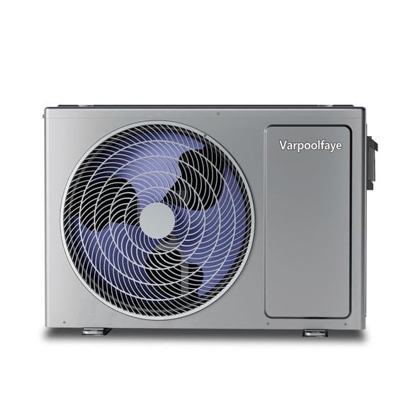 27000 BTU Swimming Pool Heater 7000 Gallon Above Ground Pool Heat Pump Heating or Cooling Electric Pool Heater For Inground Pool WiFi Control Schedule 120V