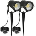 thumbnail image 1 of Taurisu Outdoor Landscape Lights 10W Outdoor Lighting 3000K Warm Light with Stand & COB Led Spotlights for Yard Lawn Flag, 1000LM Waterproof Landscape Lighting 5.9 FT Plug Cord, 1 of 8