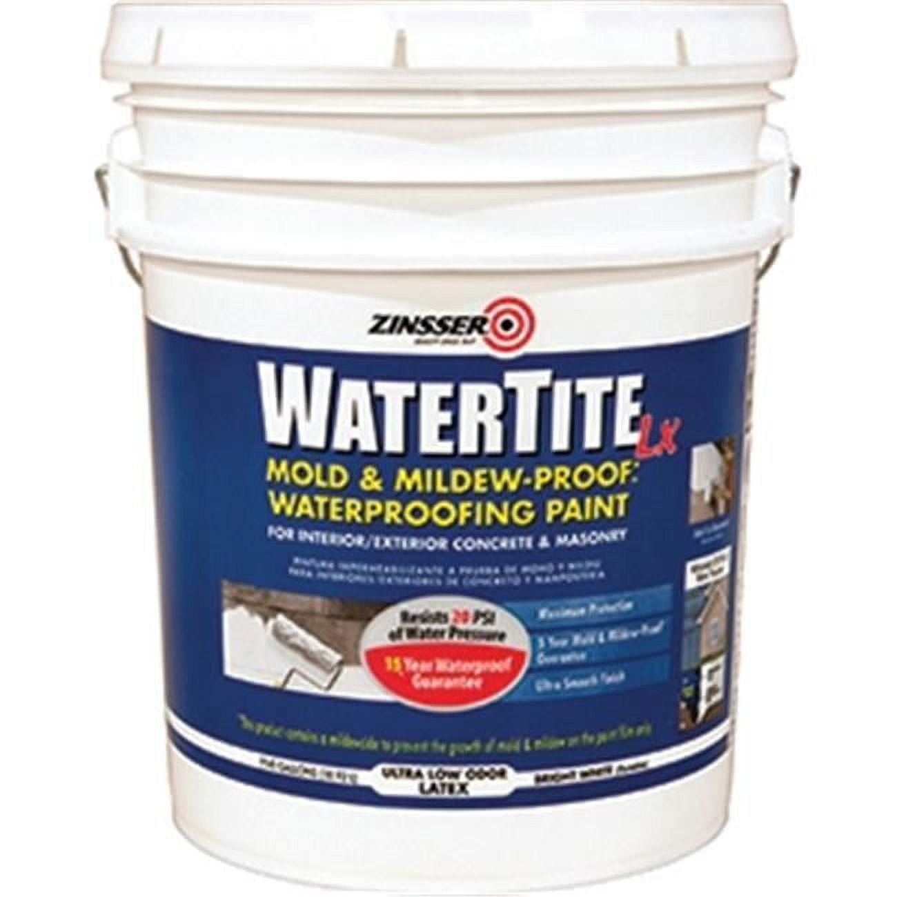 270269 5 Gallon Watertitelx Latex Waterproofing Paint 100 VOC