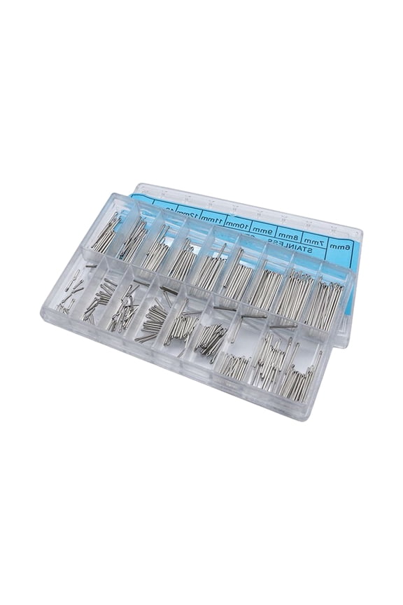 270Pcs 6-23mm Watch Link Cotter Pin Assortment Stainless Steel Watch Bracelets Pin for Watchmaker Repair