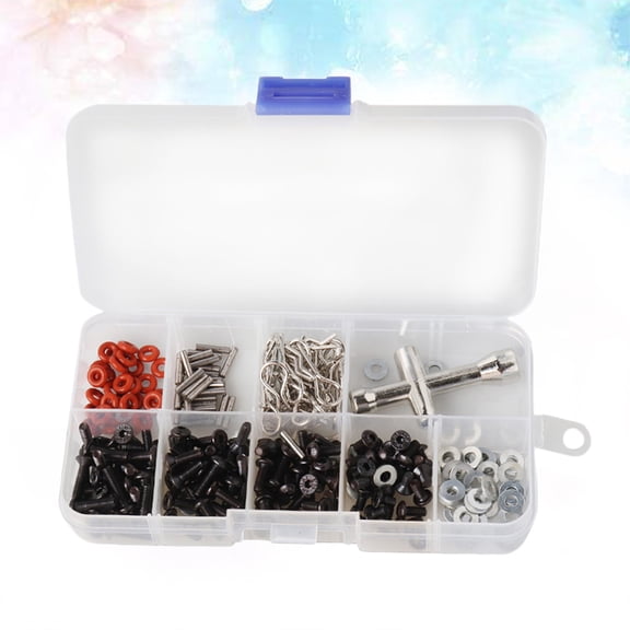 270Pcs D3 Screw Set for Rc Car Model Stainless Steel Assorted Color Screws Kit