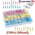 thumbnail image 1 of 270Pcs Heat Shrink Wire Connector Electrical  Waterproof Terminals Mixed Set, 1 of 4
