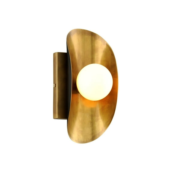 271-11-VB/BBR-Corbett Lighting-Hopper - One Light Wall Sconce