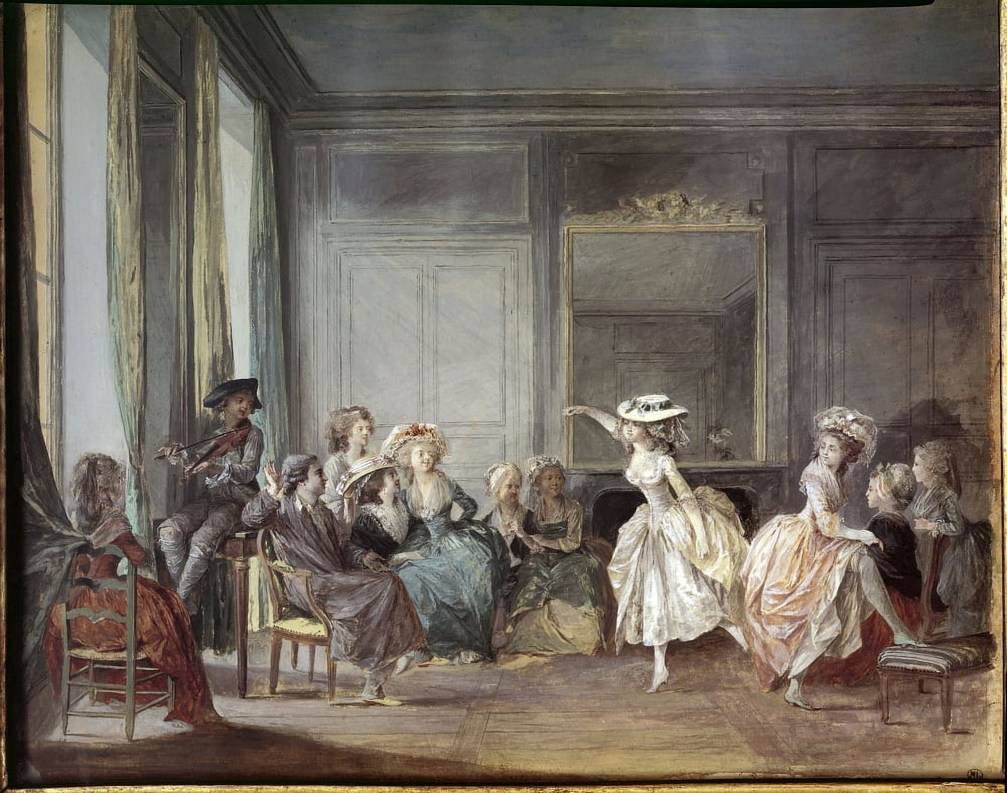2713 Niklas Lavreince (1737-1807) Swedish School Canvas Art - (36 x 24)