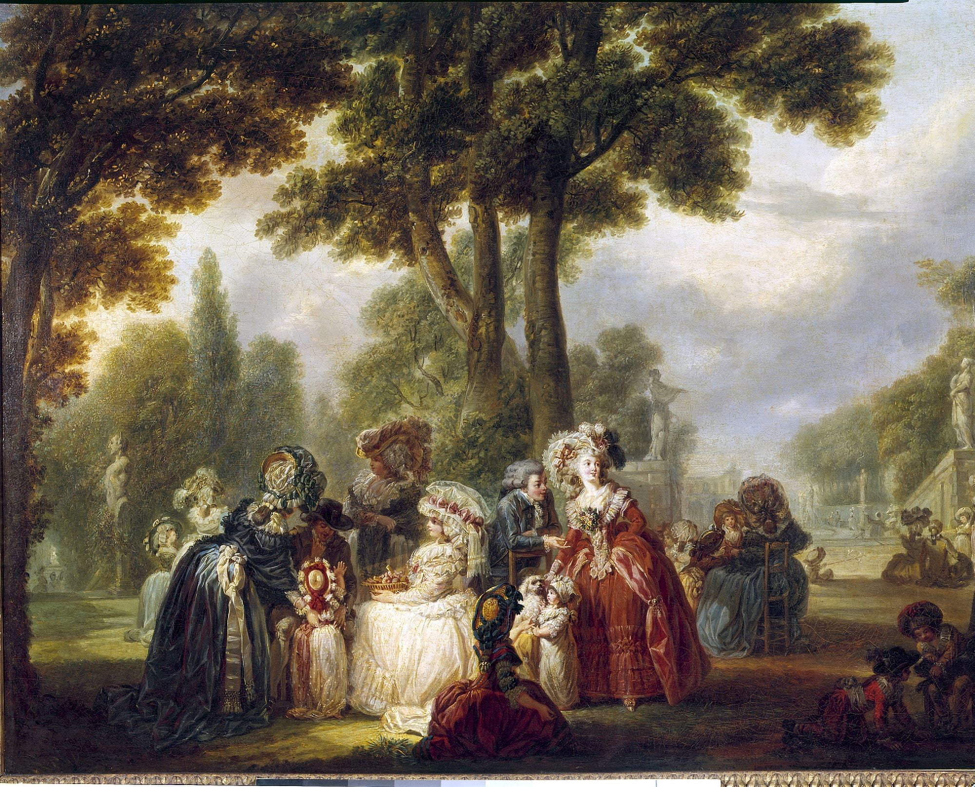 2714 Watteau De Lille (1731-1798) French School Canvas Art - (36 x 24)