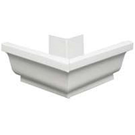 27202 Aluminum Gutter Outside Mitre White - 5 In.