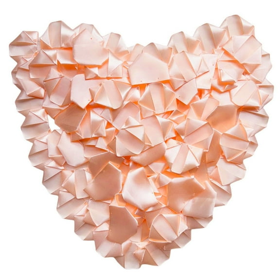 273 Pcs Pre-made Satin Ribbon Rose Petals Handmade Half-Finished Eternal Rose Petal DIY Everlasting Floral Bouquets for Wedding Anniversary Birthday