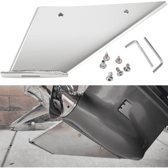 27341 Skeg Guard Safe-Skeg Protector for Mercury Mariner 40-50-60HP 2 & 4 Stroke 2003-Present & for Evinrude for Johnson 40-50HP 4 Stroke 1999-2003 Marine-Grade Stainless Steel Skeg Repair