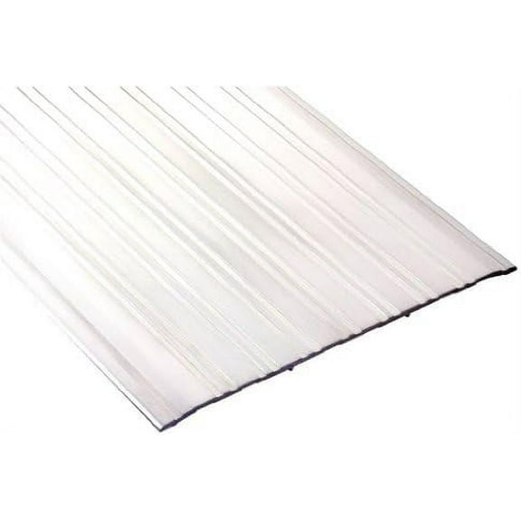 - 2748A72 Aluminum Fluted Saddle Threshold, Mill Finish, 8"W x 72"L x 1/4"H$$Tools & Hardware Other