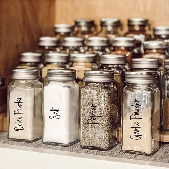 274pcs Creative Transparent Waterproof Spice Perfume Labels Markers Sticker