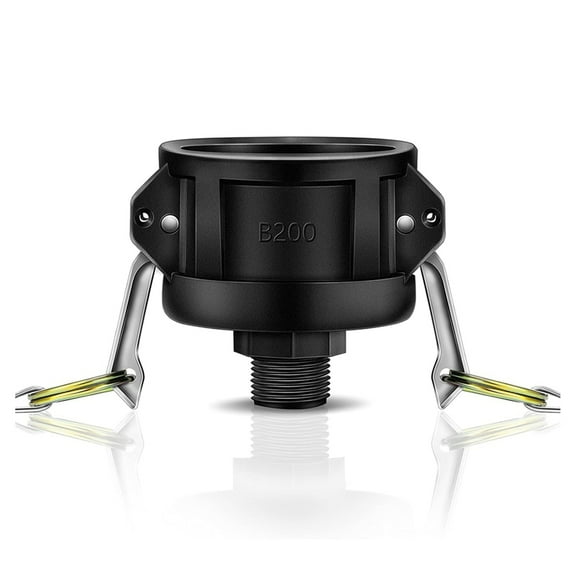 275 330 Gallon IBC Tote Fittings Adapter 2 Inch Tote Tank Drain Adapter with Camlock Garden Hose Connection