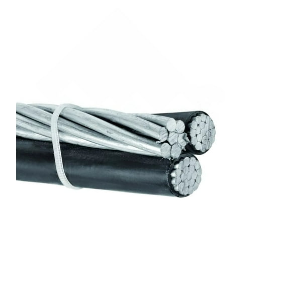 275' Aluminum Cockle 2-2-4 Triplex Overhead Service Drop Cable