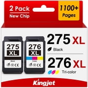 275 Ink Cartridges Compatible for Canon Ink 275 and 276 for Canon 275 Ink for PIXMA TS3722 TR4722 TS3522 TS3520 TS3500 Printer Black, Tri-Color