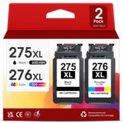 275 Ink Cartridges Compatible for Canon ink 275 and 276 for Canon 275XL Ink Cartridge Combo for Canon TS3522 2 Pack
