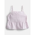 thumbnail image 1 of Weekend Academy Girls Cotton Babydoll Tank Top, Sizes 4-18, 1 of 3